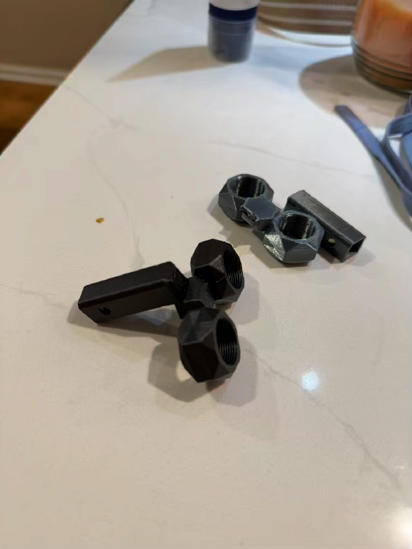 Multiple prototype iterations of Big Nutz